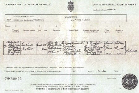 marriage certificate serial number location uk
